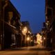 alte Straße in der Bergstadt Takayama